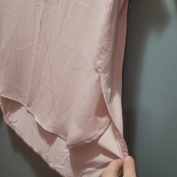 Camber & Grace Pastel Pink Short Sleeve Top S - Picture 6 of 7